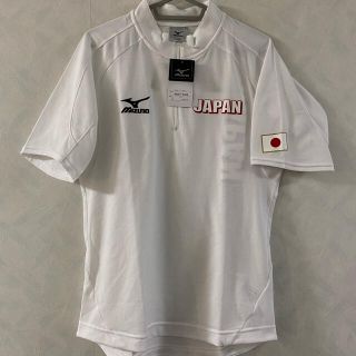 ミズノ(MIZUNO)の体操 日本代表 ハーフジップシャツ 支給品 JAPAN オリンピック ポロシャツ(その他)