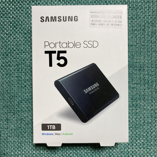 Samsung 外付けSSD T5 1TB USB3.1 Gen2対応