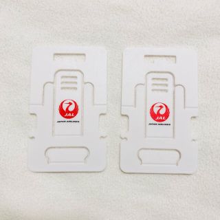 ジャル(ニホンコウクウ)(JAL(日本航空))の【新品・未使用】JAL スマホスタンド　2点セット(航空機)