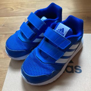 アディダス(adidas)の【美品】adidas アディダス スニーカー 15cm キッズ ブルー(スニーカー)