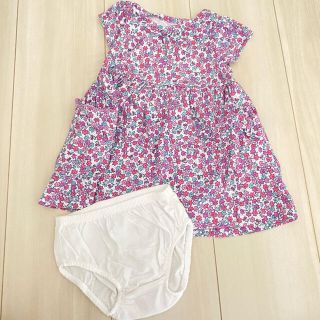 美品！ベビー服 子供服 女の子 6M 60〜70cm ワンピース(ワンピース)