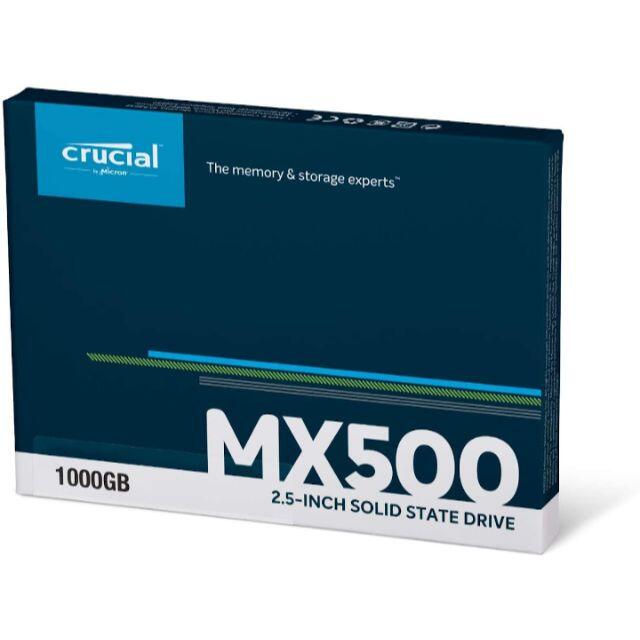 新品：Crucial MX500 内蔵SSD 1TB 2.5インチ SATAⅢ