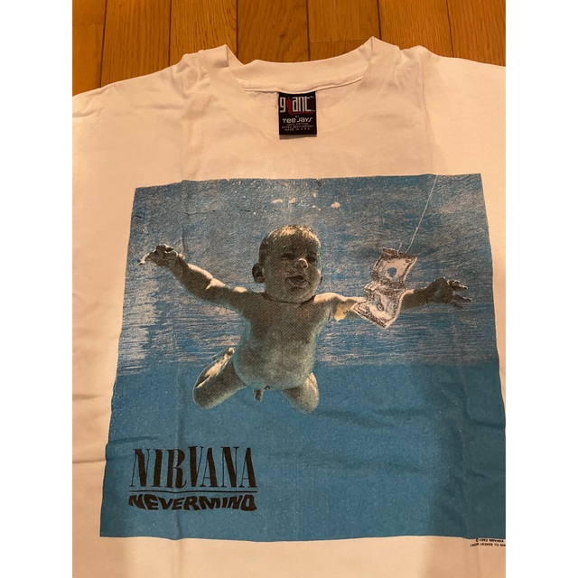 FEAR OF GOD(フィアオブゴッド)の90's NIRVANA NEVERMIND 希少 XL シングルステッチ メンズのトップス(Tシャツ/カットソー(半袖/袖なし))の商品写真