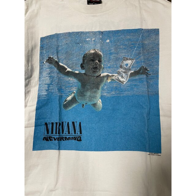 FEAR OF GOD(フィアオブゴッド)の90's NIRVANA NEVERMIND 希少 XL シングルステッチ メンズのトップス(Tシャツ/カットソー(半袖/袖なし))の商品写真