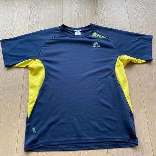 アディダス(adidas)のアディダス　adidas スポーツウェア　半袖　紺　clima 365(ウェア)