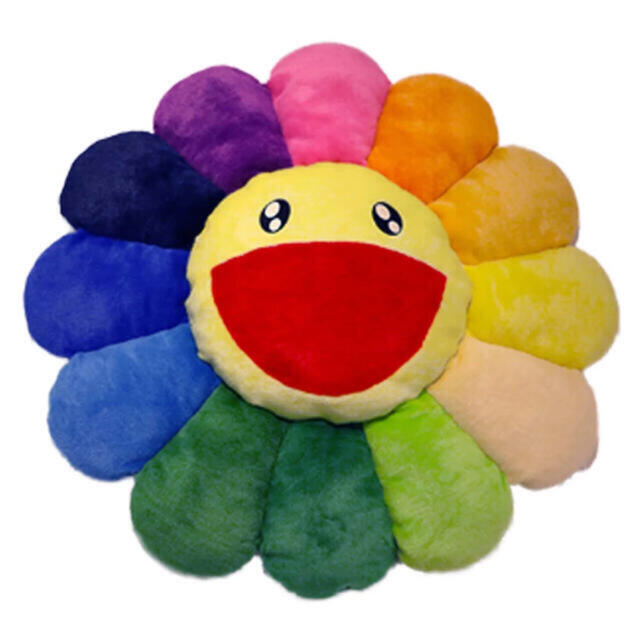 村上隆 Flower Cushion Rainbow 1m お花  レインボー