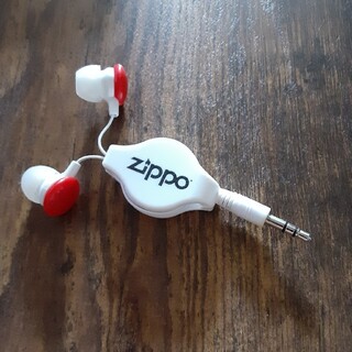 ジッポー(ZIPPO)の新品未使用 ジッポ zippo イヤフォン 伸縮コード(ヘッドフォン/イヤフォン)