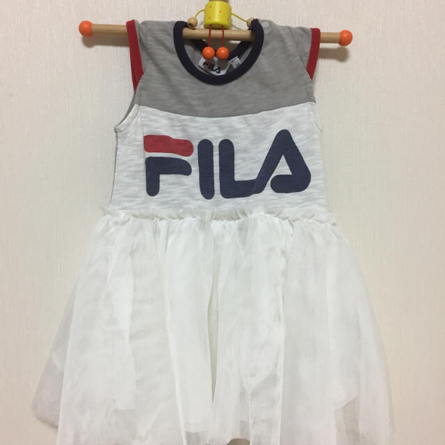 FILA(フィラ)のFILA♡チュールワンピース95㎝ キッズ/ベビー/マタニティのキッズ服女の子用(90cm~)(ワンピース)の商品写真