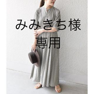 シップスフォーウィメン(SHIPS for women)のみみきち様　専用となりましたボリュームスリーブワンピース(ロングワンピース/マキシワンピース)