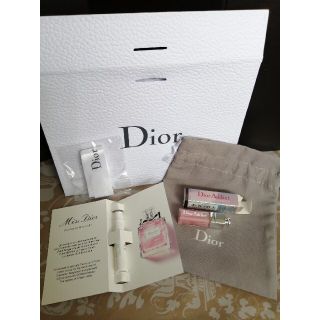 ディオール(Dior)のDior　リップマキシマイザーミニ&香水ブルーミングブーケ&巾着(リップグロス)