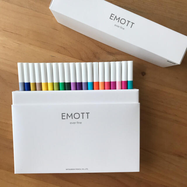 EMOTT 40色セット｜サインペン 手帳 文房具 カラーペン