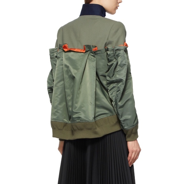 正規取扱店】 sacai コントラストポケット ミニワンピ 2021 ミニ