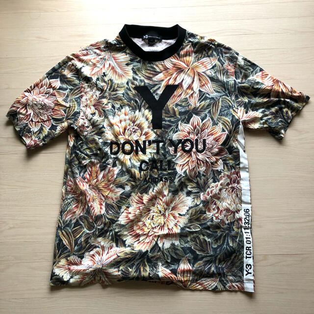 Y-3 AOP フラワープリントTシャツ - Tシャツ/カットソー(半袖/袖なし)