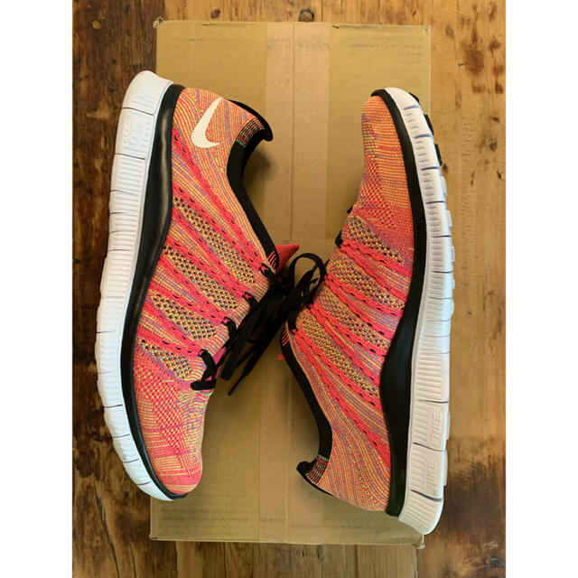 NIKE(ナイキ)の【即購入可】Nike Free Flyknit NSW PinkFlash 27 メンズの靴/シューズ(スニーカー)の商品写真