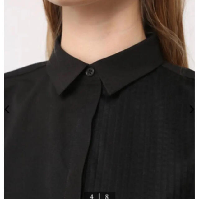 rienda(リエンダ)のEBLOA チュールレイヤードノースリーシャツ レディースのトップス(シャツ/ブラウス(半袖/袖なし))の商品写真