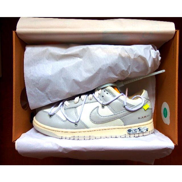 NIKE Off-White Dunk Low Lot49/50 27.5cm