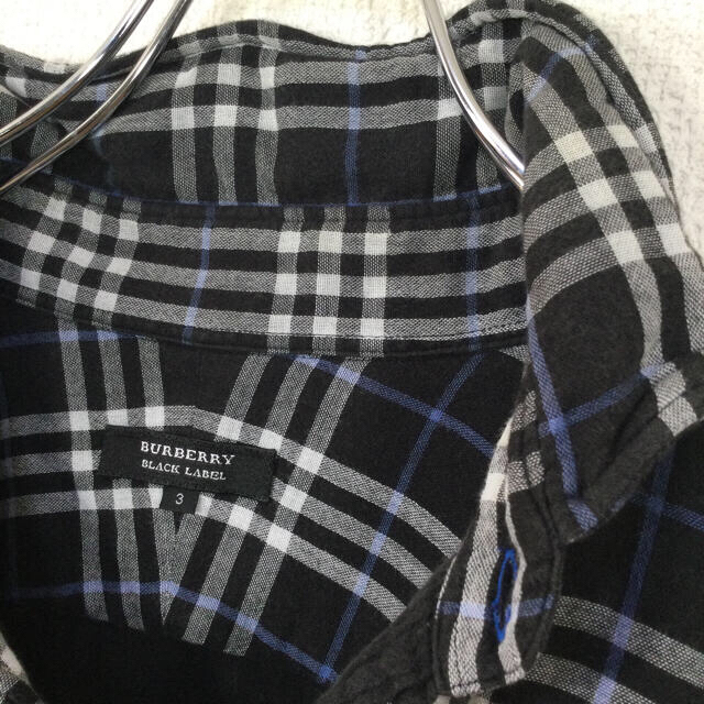 BURBERRY BLACK LABEL(バーバリーブラックレーベル)の◉【人気】2枚セットバーバリーブラックレーベル　長袖ガーゼシャツ　チェック柄 メンズのトップス(シャツ)の商品写真