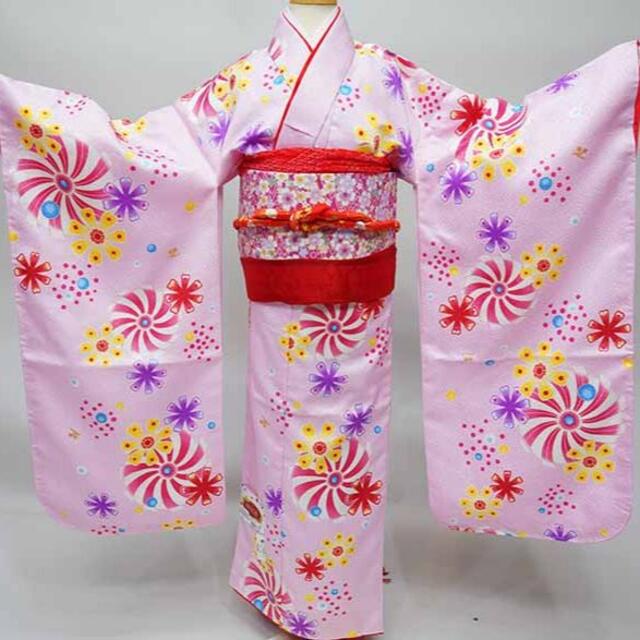 七五三 七歳 女児 着物 フルセット 豪華絢爛 結び帯 NO35592 七五三 七歳 女児 着物 フルセット 豪華絢爛 結び帯 NO35592