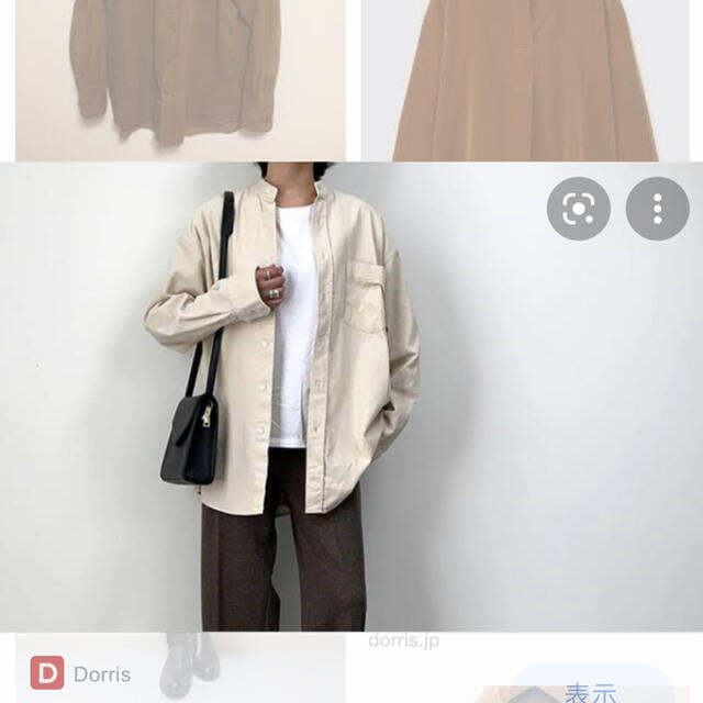 UNIQLO(ユニクロ)のUNIQLO U コーデュロイワイドフィットスタンドカラーシャツ Mサイズ メンズのトップス(シャツ)の商品写真