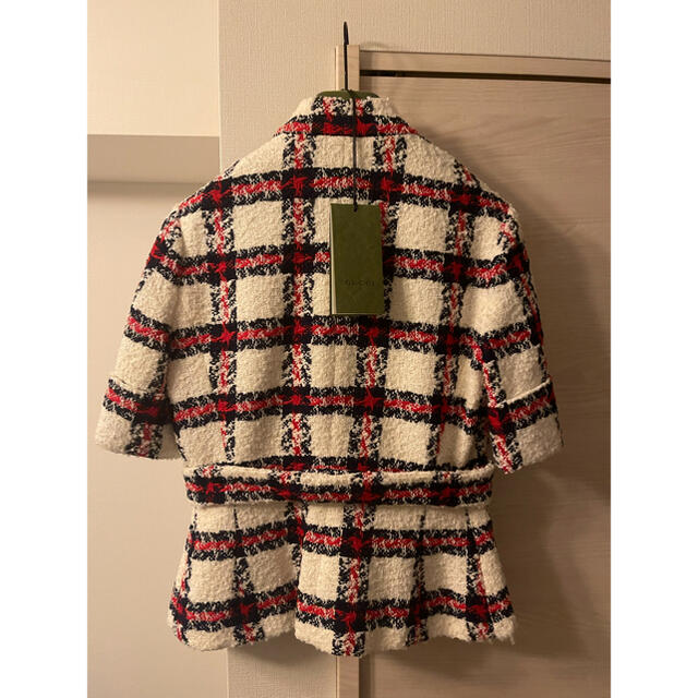 Gucci - 値下げ!GUCCI チェック ツイード ショートスリーブ