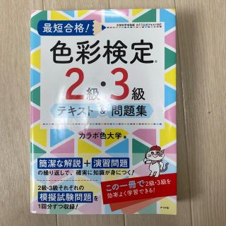 最短合格！色彩検定２級・３級テキスト＆問題集(資格/検定)