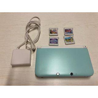 ニンテンドー3DS(ニンテンドー3DS)の3DSLL ミント　ソフトセット(携帯用ゲーム機本体)