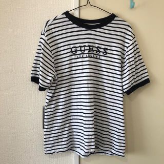 ゲス(GUESS)のguess tシャツ　ボーダー(Tシャツ/カットソー(半袖/袖なし))