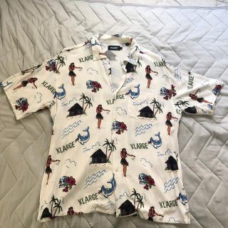 エクストララージ S/S ALOHA SHIRT アロハシャツ 柄シャツ M