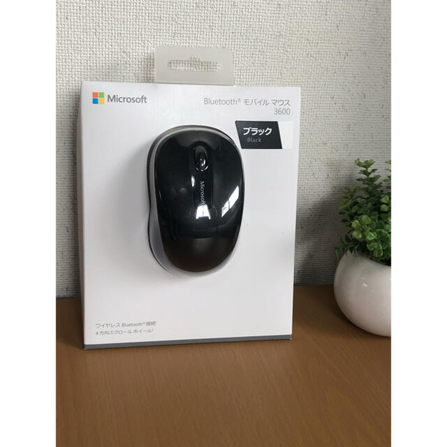 Microsoft(マイクロソフト)のマイクロソフト Bluetooth Mobile Mouse 3600 スマホ/家電/カメラのPC/タブレット(PC周辺機器)の商品写真