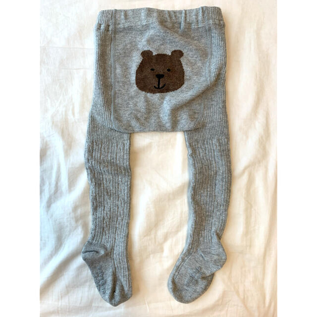 babyGAP(ベビーギャップ)のGap パーカー&くまちゃんタイツ set キッズ/ベビー/マタニティのこども用ファッション小物(靴下/タイツ)の商品写真