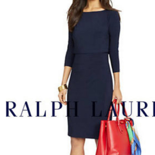 ラルフローレン(Ralph Lauren)の素敵✨ラルフローレン カシュクールワンピース(ひざ丈ワンピース)