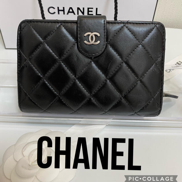 あせはない CHANEL - 箱付き通帳も入る シャネル 財布 正規品の通販 by