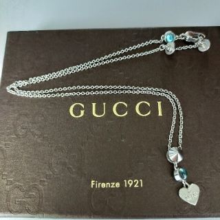 グッチ(Gucci)のGUCCI　グッチ　ハートネックレス(ネックレス)