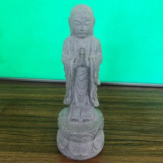 丸彫合掌地蔵　墓石　お墓　石材(彫刻/オブジェ)