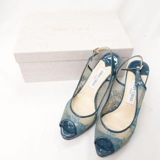 ジミーチュウ(JIMMY CHOO)のJimmy Choo　レーストラップヒールパンプス　レディース　グリーン(ハイヒール/パンプス)