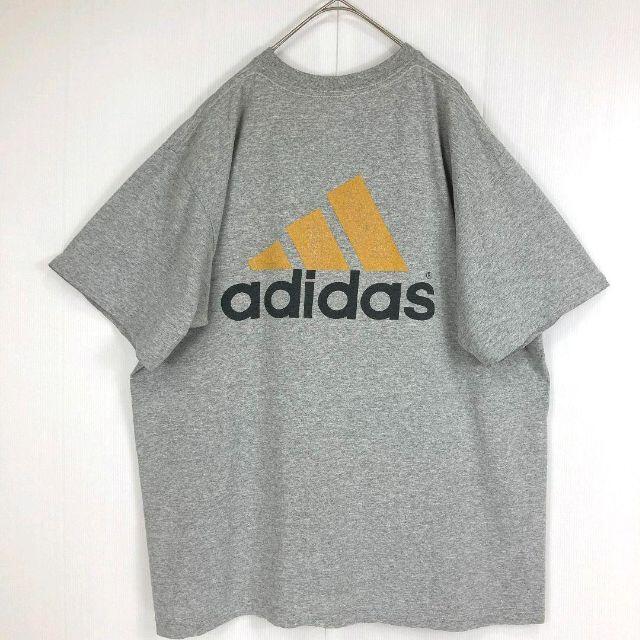 adidas(アディダス)の【ユニセックス古着】アディダスADIDAS プリントバックプリントTシャツグレー メンズのトップス(Tシャツ/カットソー(半袖/袖なし))の商品写真