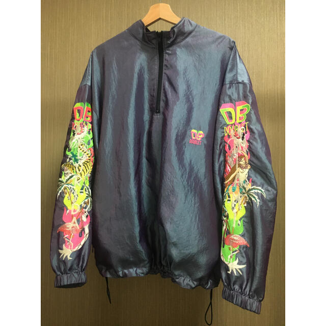 CHAOS EMBROIDERY HALF-ZIP PULLOVER-