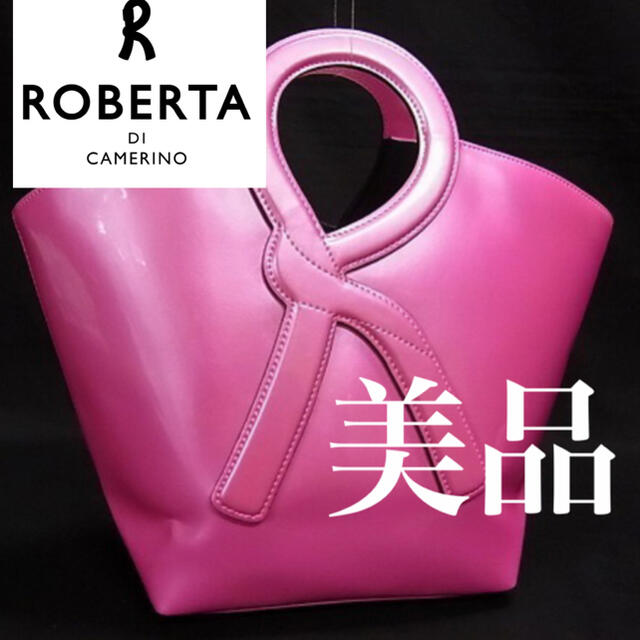 ROBERTA DI CAMERINO(ロベルタディカメリーノ)の■極美品■ ロベルタディカメリーノ レザーハンドバッグ レディースのバッグ(ハンドバッグ)の商品写真