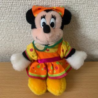 ディズニー(Disney)のミニー ぬいぐるみバッジ(キャラクターグッズ)