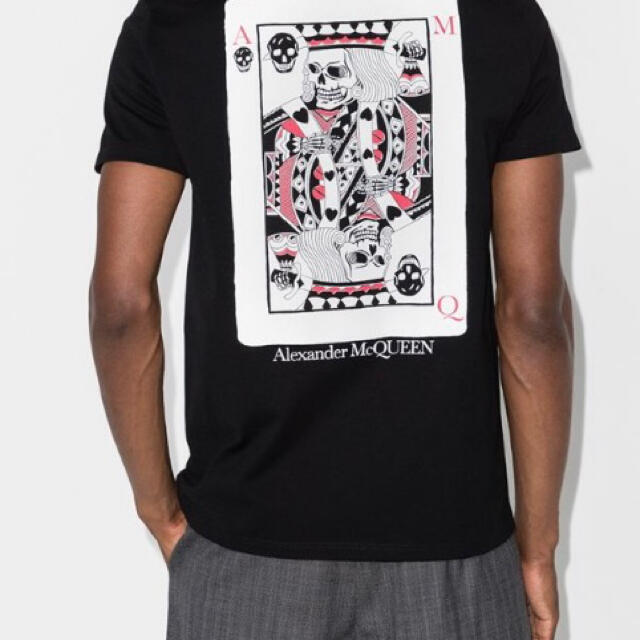 正規 20AW アレキサンダーマックイーン トランプ Tシャツ | www
