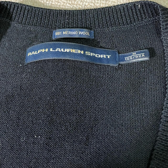 POLO RALPH LAUREN(ポロラルフローレン)のPOLO Ralph Lauren sports ニットセーター 黒 Mサイズ メンズのトップス(ニット/セーター)の商品写真