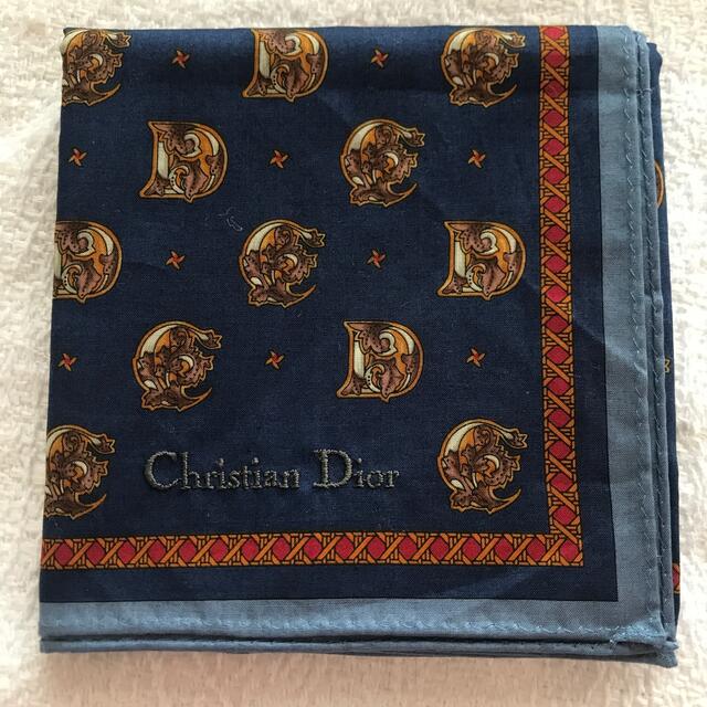 Christian Dior(クリスチャンディオール)のChristian Diorハンカチ新品未使用 メンズのファッション小物(ハンカチ/ポケットチーフ)の商品写真