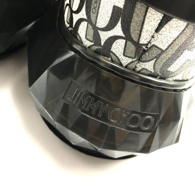 JIMMY CHOO(ジミーチュウ)のジミーチュウ JIMMY CHOO 20SS 193 ダイヤモンド シューズ スニーカー レザー シルバー シルバー×ブラック 未使用 レディースの靴/シューズ(スニーカー)の商品写真