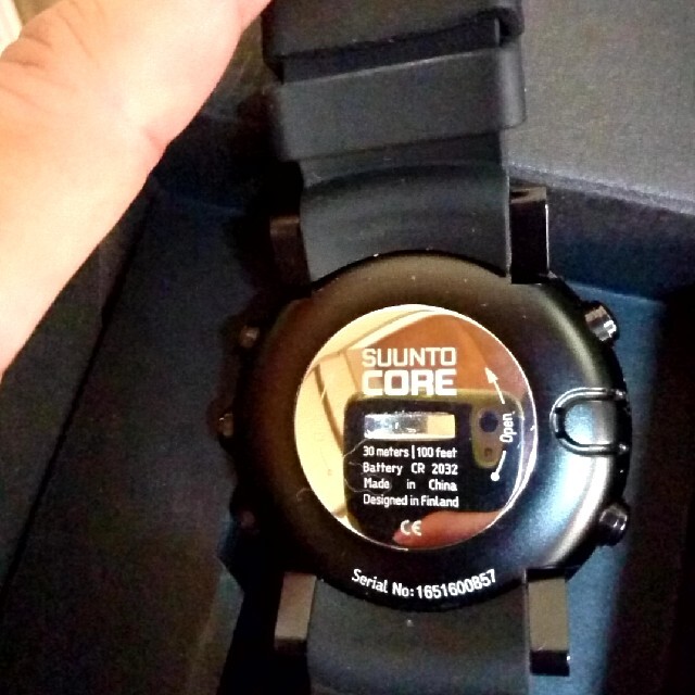 SUUNTO(スント)のスント  コア  ディープ  ブラック メンズの時計(腕時計(デジタル))の商品写真