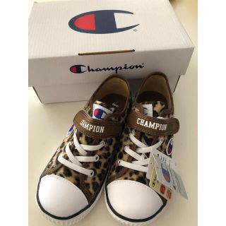 チャンピオン(Champion)のchampion ヒョウ柄キッズスニーカー(スニーカー)