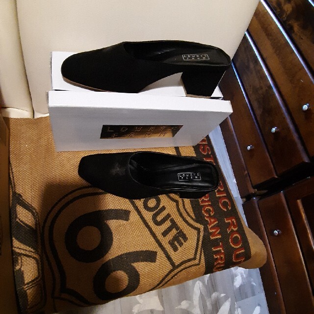 LOWRYS FARM(ローリーズファーム)の値下げ中‼️ローリーズファームミュールブラック レディースの靴/シューズ(ローファー/革靴)の商品写真