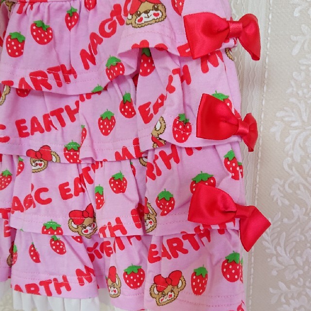 EARTHMAGIC(アースマジック)のアースマジック♥いちご♥インパン付きスカート♥120cm キッズ/ベビー/マタニティのキッズ服女の子用(90cm~)(スカート)の商品写真