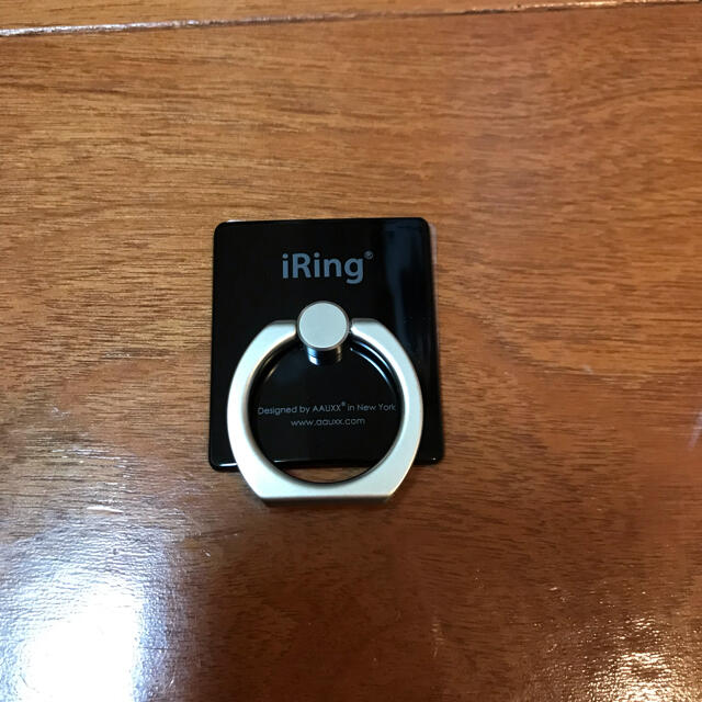 AAUXX iRing  ブラック スマホ/家電/カメラのスマホアクセサリー(ストラップ/イヤホンジャック)の商品写真