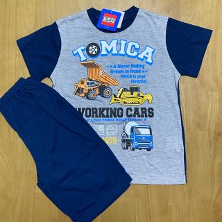 タカラトミー(Takara Tomy)の【未使用】130半袖トミカパジャマ(Tシャツ/カットソー)