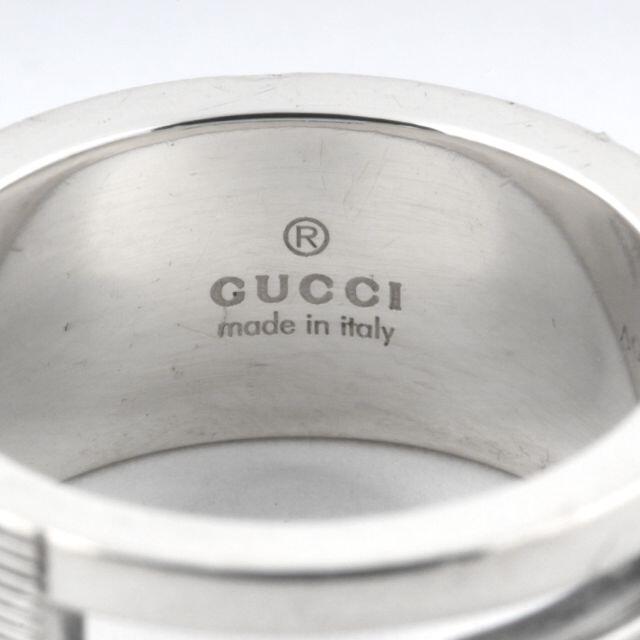 Gucci(グッチ)のグッチ GUCCI G リング #7 925 シルバー 指輪 U00451 レディースのアクセサリー(リング(指輪))の商品写真